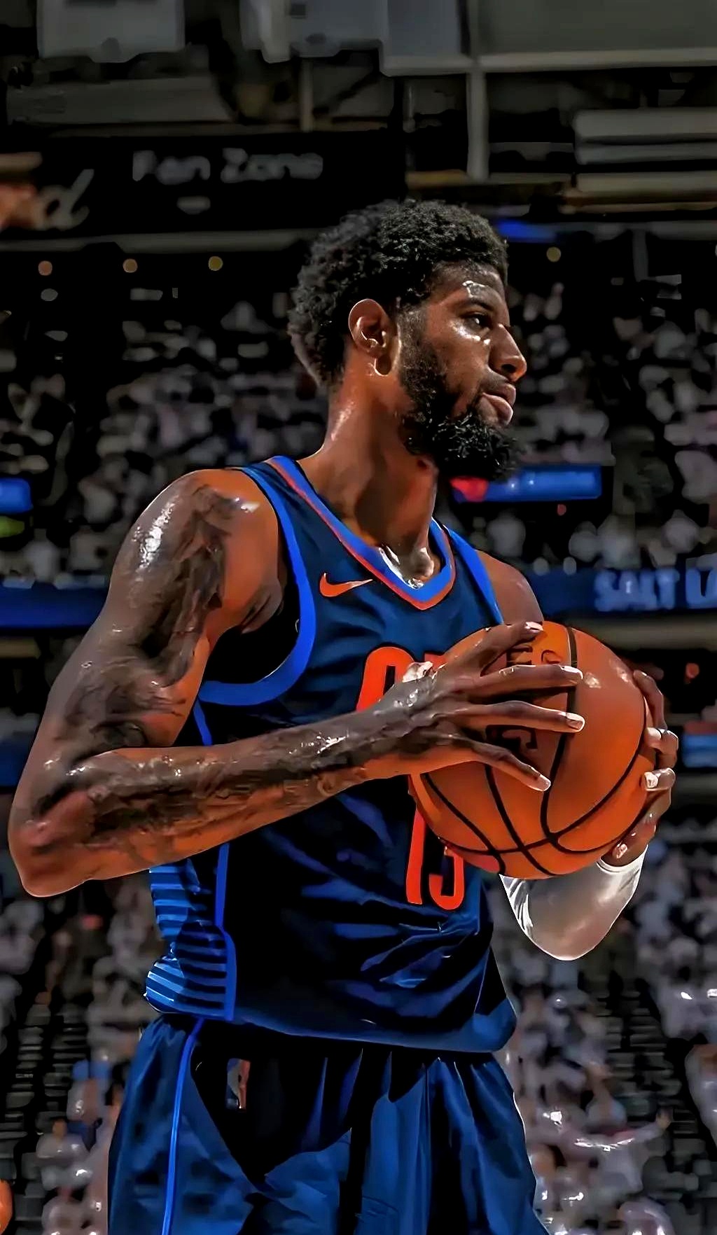 关于乔治抢篮板绝后，用实力证明自己的信息